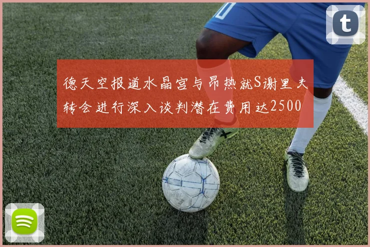德天空报道水晶宫与昂热就S谢里夫转会进行深入谈判潜在费用达2500万欧元